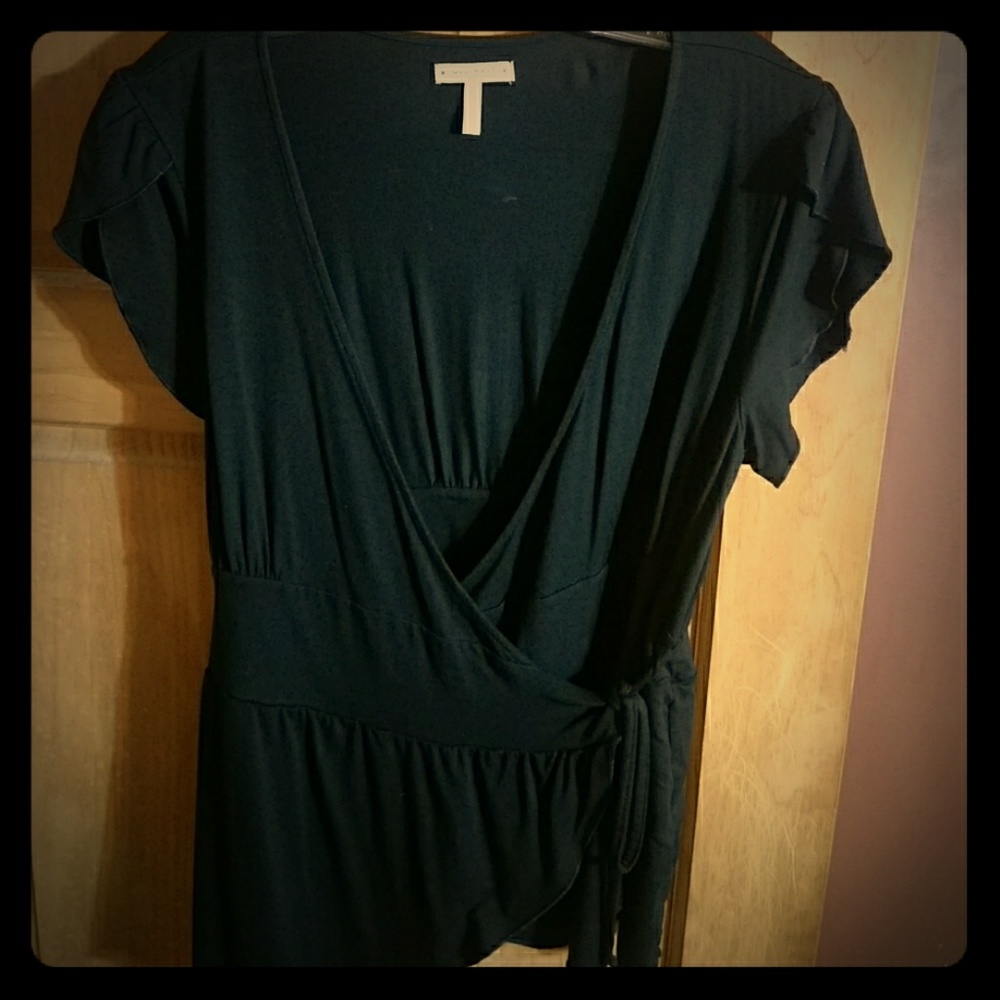 Black wrap top